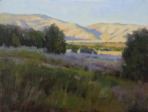 Valley Shadows Art Piece available at Hindes Fine Art Gallery