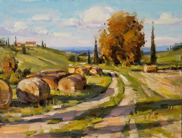 Tuscan Throughway Art Piece available at Hindes Fine Art Gallery