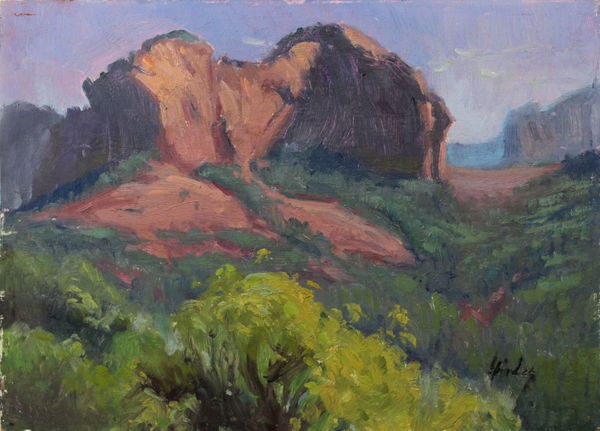 Out of Sedona Art Piece available at Hindes Fine Art Gallery