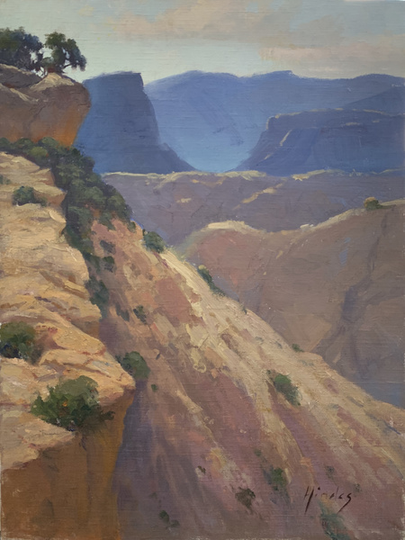 Little Grand Canyon Art Piece available at Hindes Fine Art Gallery