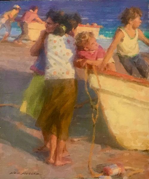 Golden Hour - San Blas, Mexico Art Piece available at Hindes Fine Art Gallery