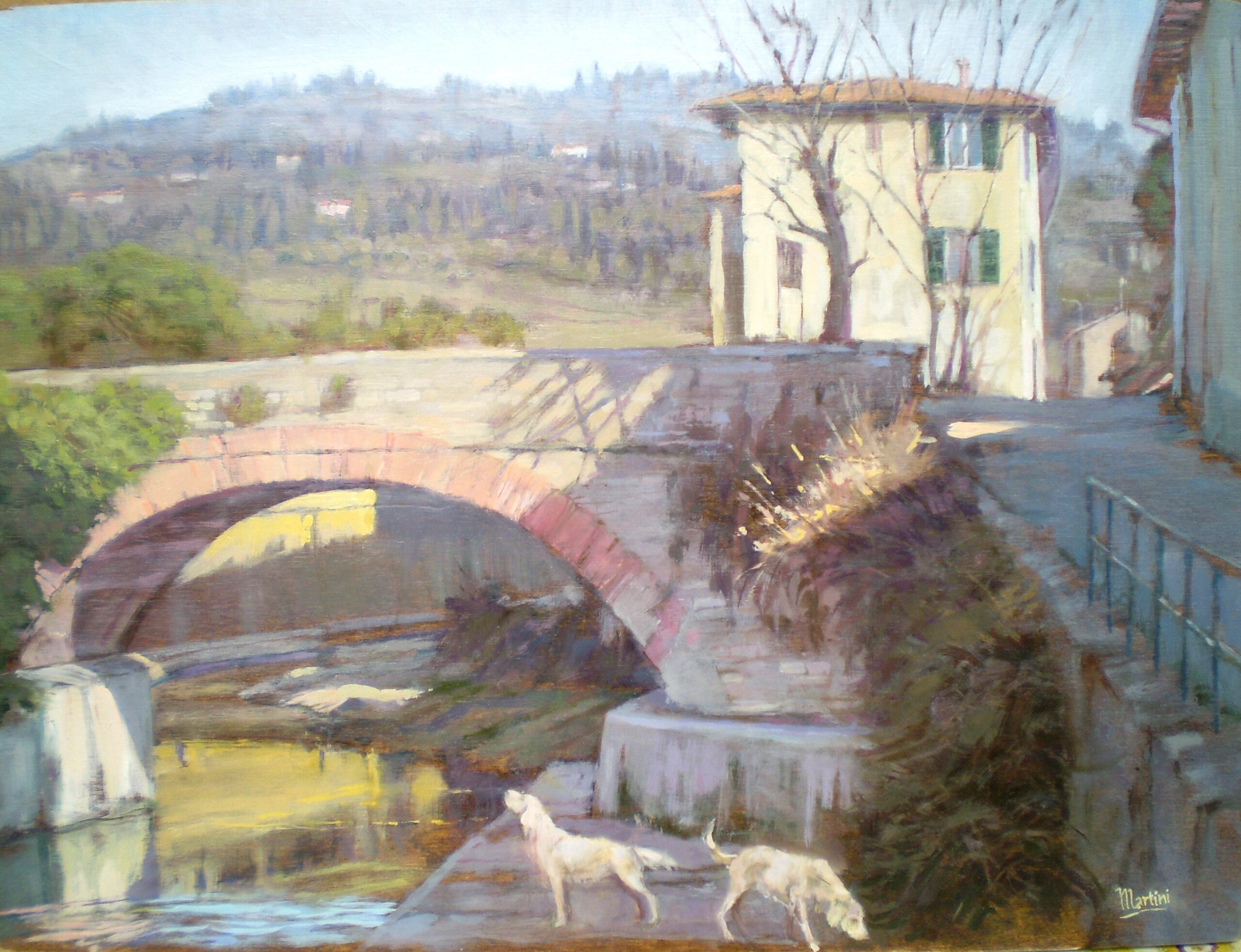 The Bridge House Art Piece available at Hindes Fine Art Gallery