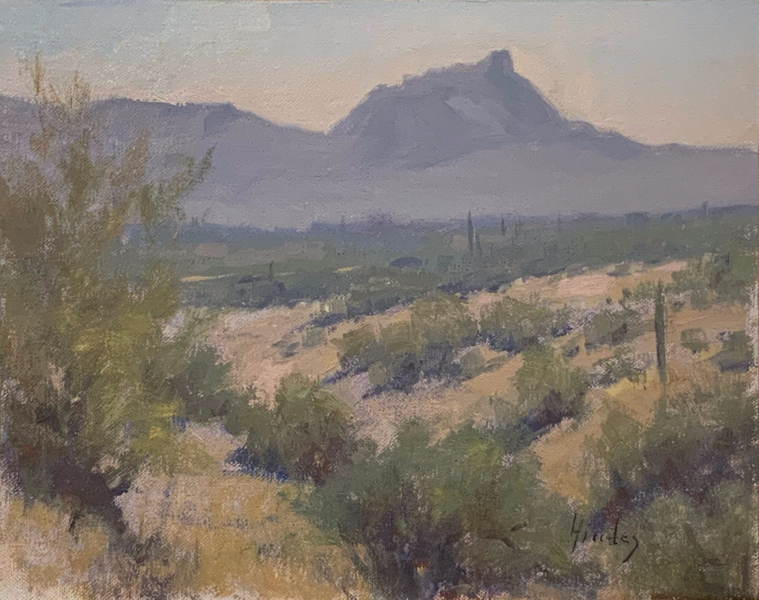 Pinnacle Peak Art Piece available at Hindes Fine Art Gallery