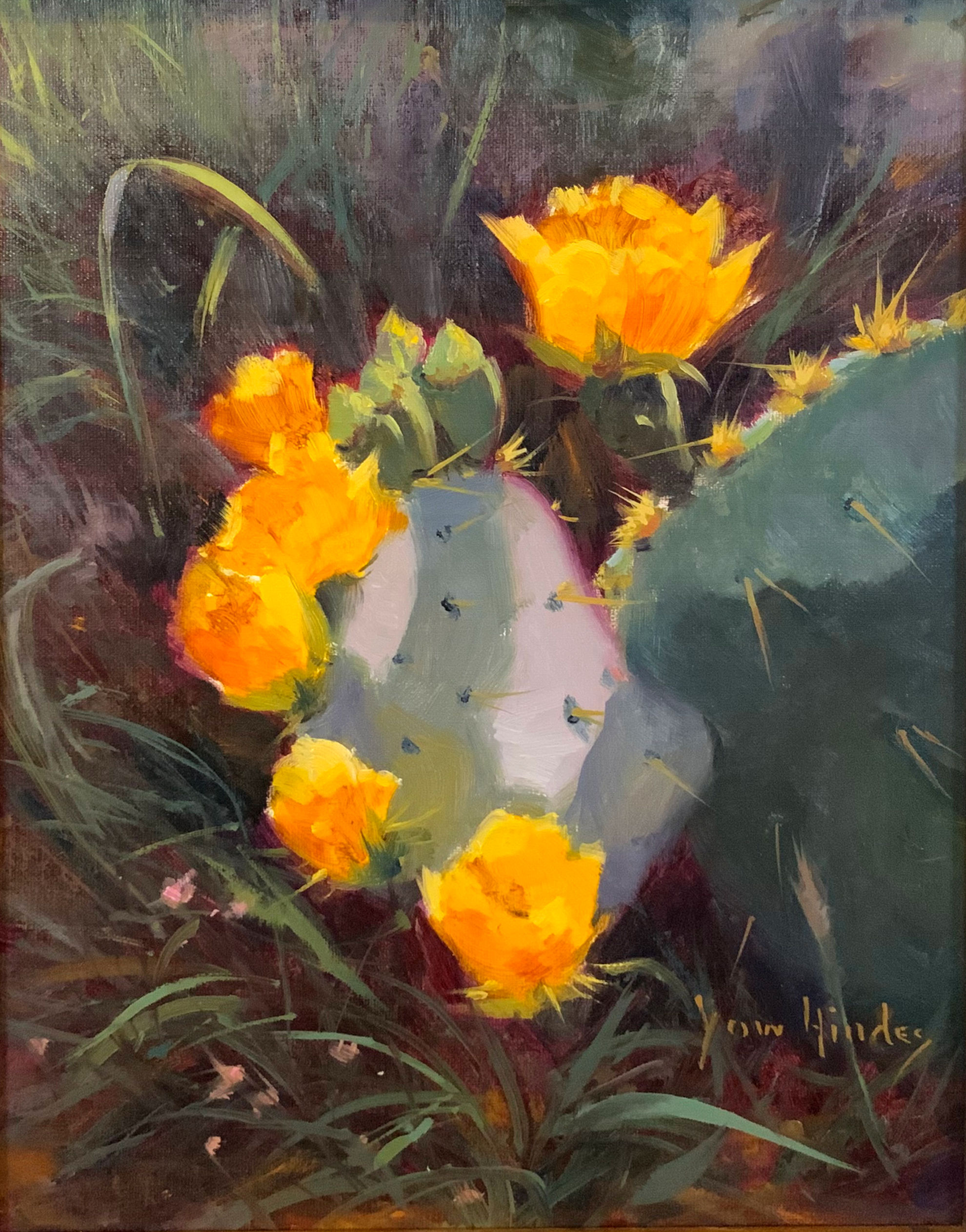 The Yellow Rose of Texas Art Piece available at Hindes Fine Art Gallery