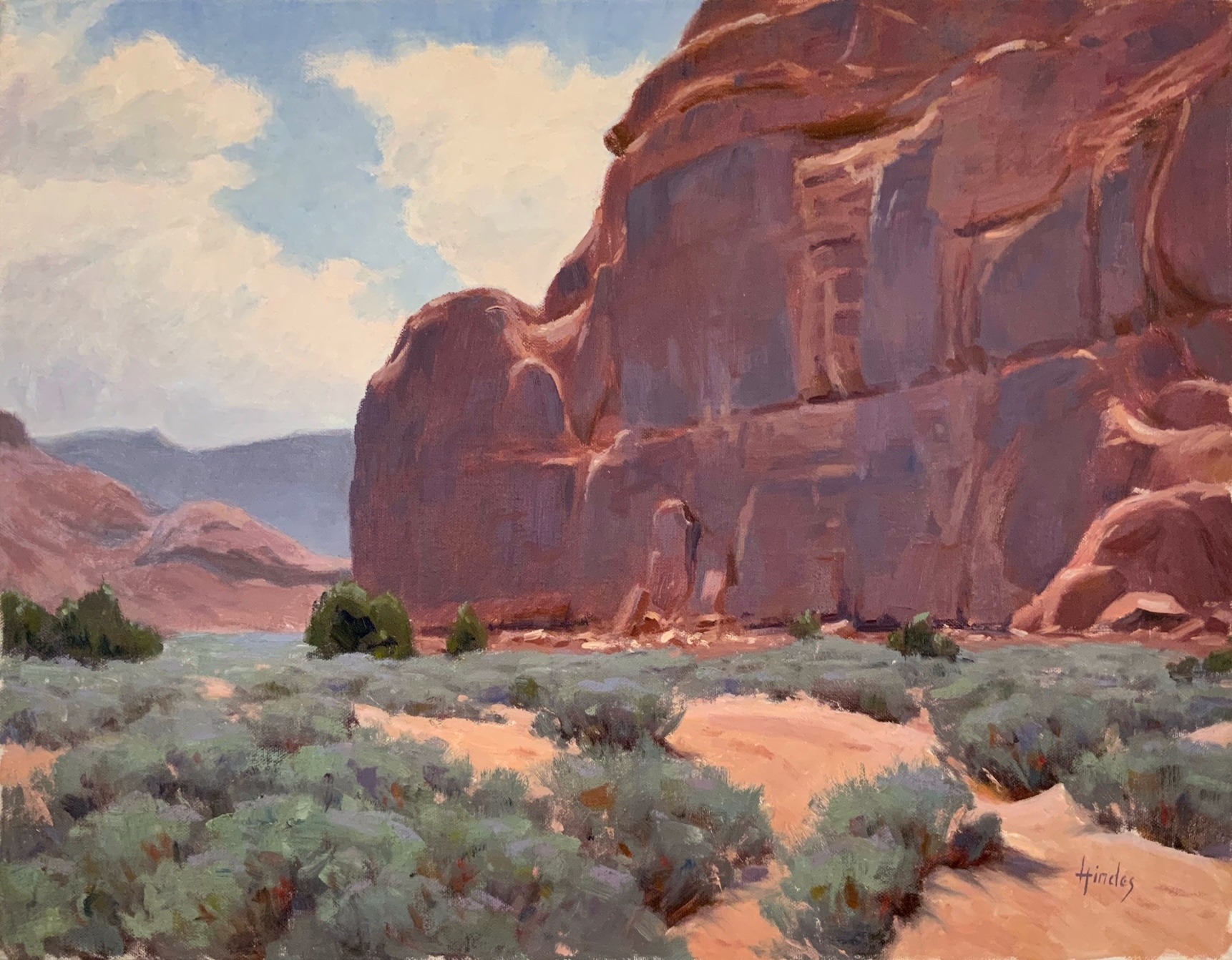Desert Varnish Art Piece available at Hindes Fine Art Gallery