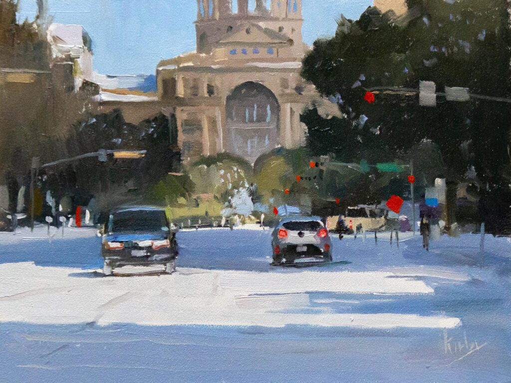 Randall Cogburn - Congress Ave in Snow