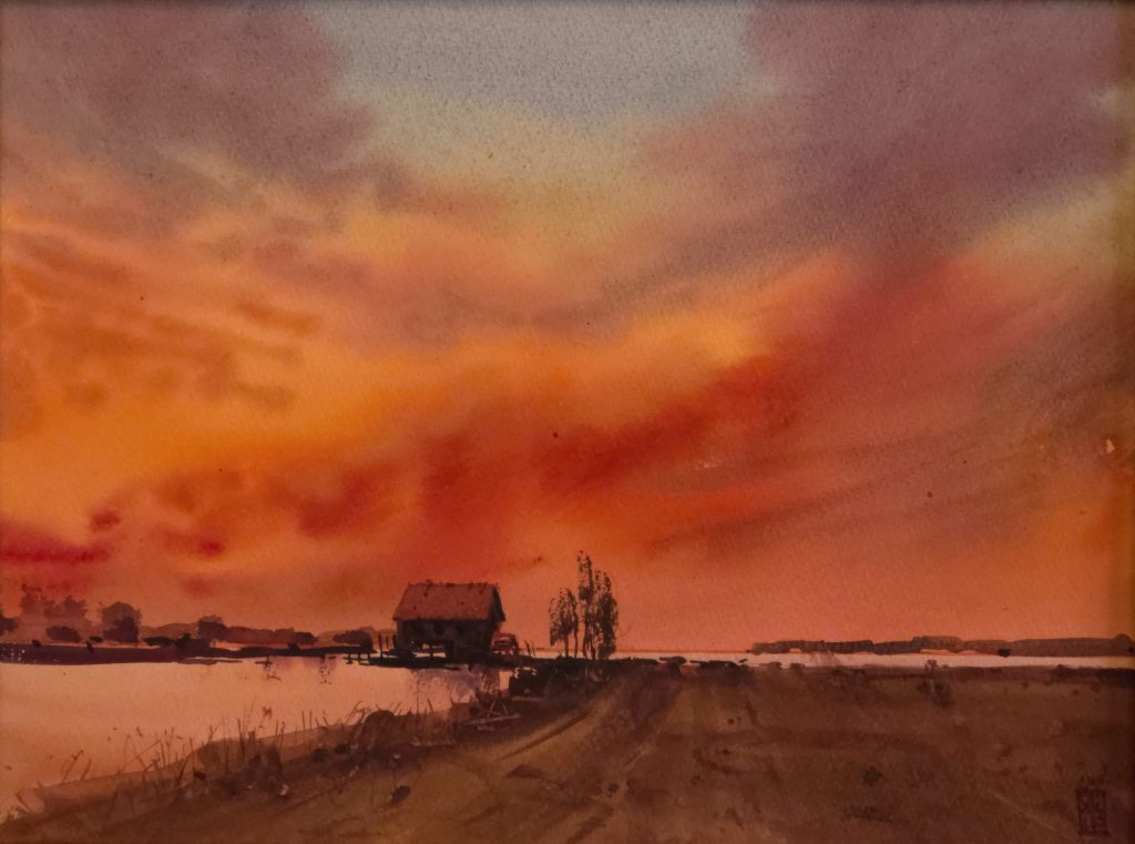Poplar Sunset